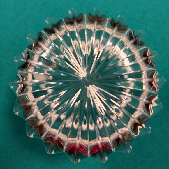 Mikasa Ice Bucket Park Lane Crystal Ice Bucket with Handles Retired 6" Bar Ware - Picture 8 of 12